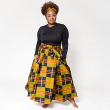 Vibrant Tribal Print Short Skirt