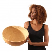 Calabash Bowl - Extra Large, Approximately 18 Inches by 17 Inches